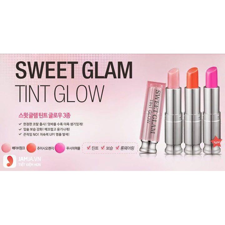 Bộ 3 màu son Secret Key Sweet Glam Tint Glow
