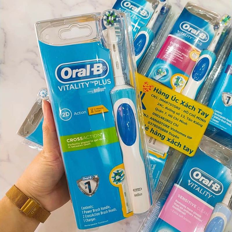 Tổng hợp bàn chải điện oralB đủ loại cam kết hàng chuẩn 100%