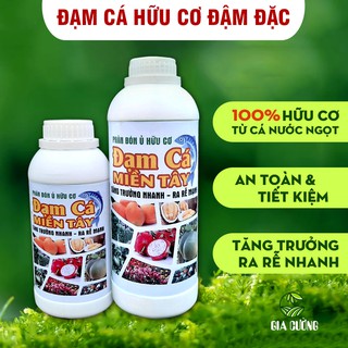 Phân đạm cá hữu cơ đậm đặc ủ tự nhiên từ cá nước ngọt