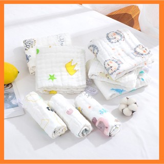 Khăn xô sữa 6 lớp, kích thước 30x30cm, hàng xuất Nhật