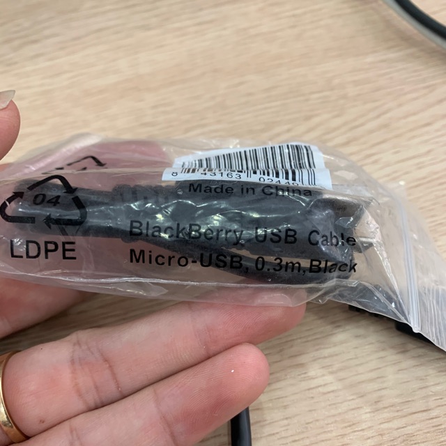 [LKBBZIN] Cáp Micro Blackberry Ngắn 0.3m