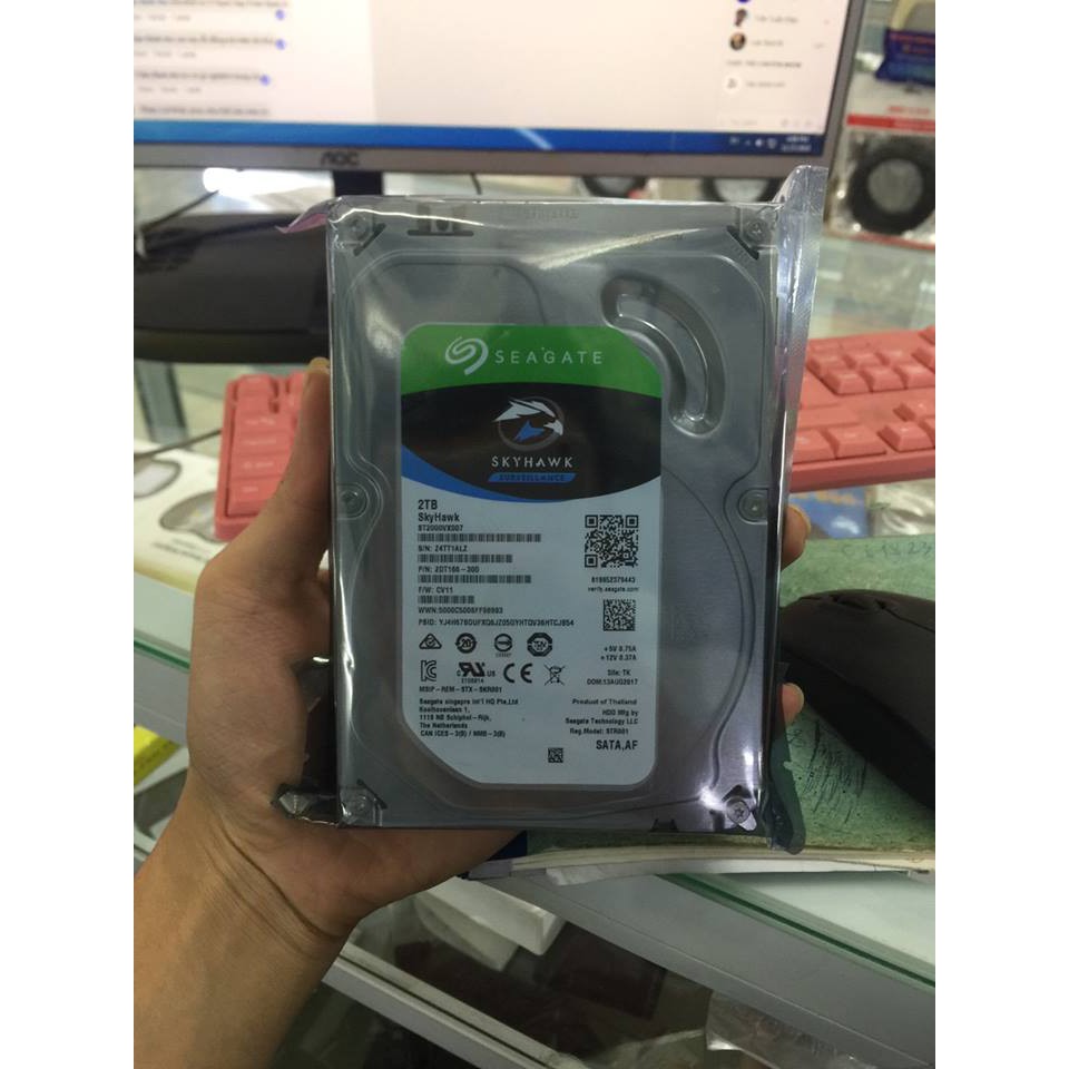 Ổ Cứng HDD Seagate BarraCuda 2TB/64MB/3.5 - ST2000DM006