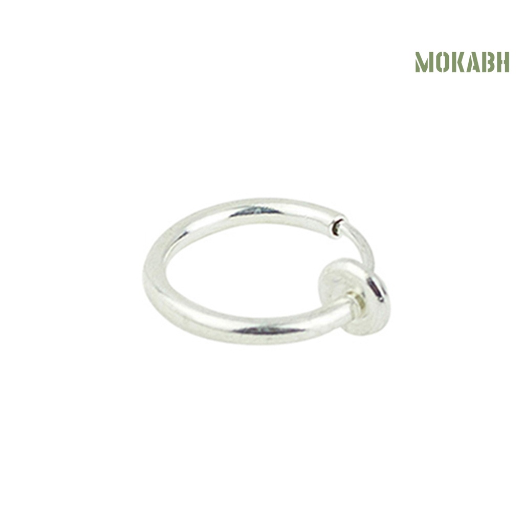 1 Khuyên Xỏ Mũi / Môi / Tai Không Biến Dạng Đơn Giản Thời Trang