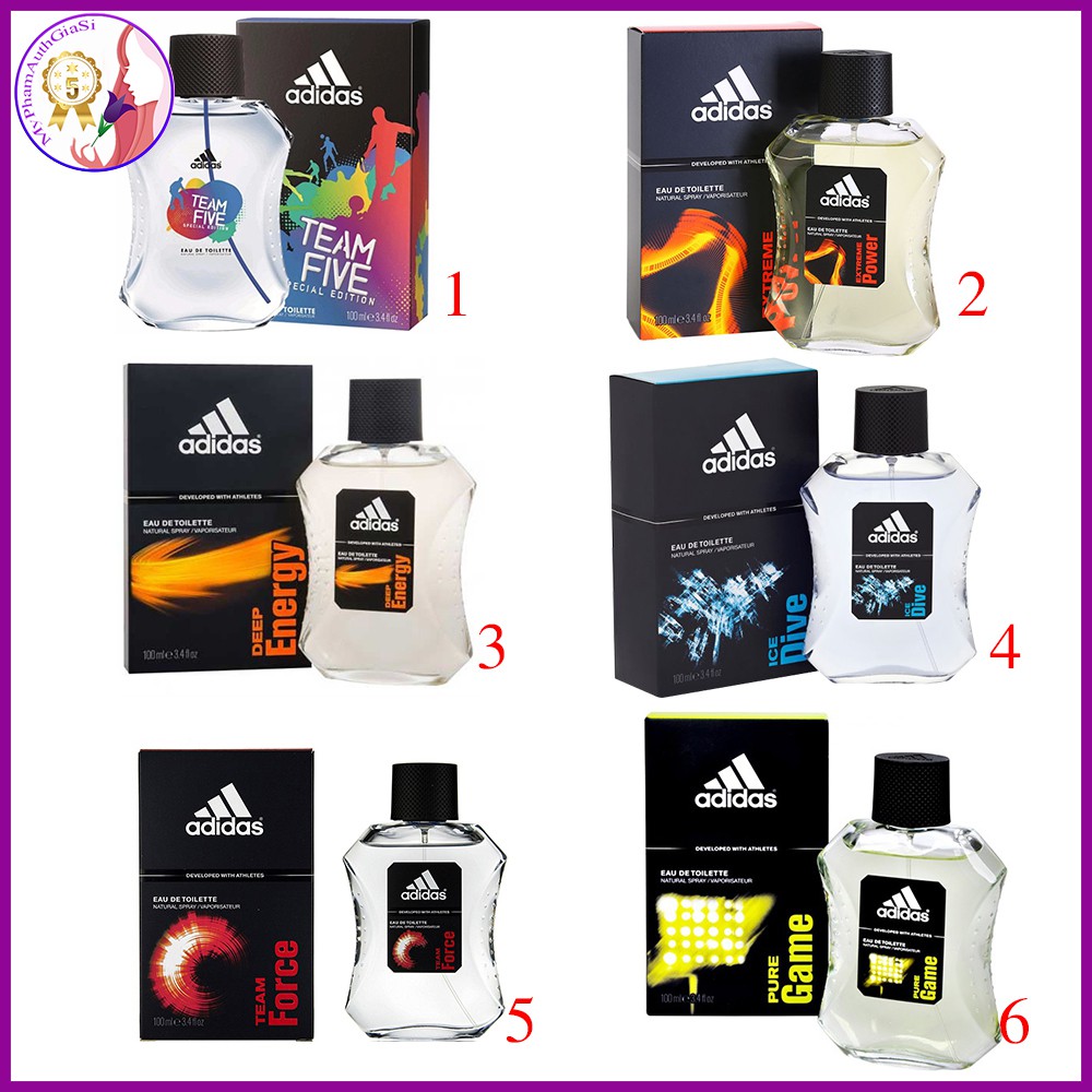 Nước hoa adidas nam tính - phong cách - lịch lãm - lưu hương lâu - 100ml made in euro