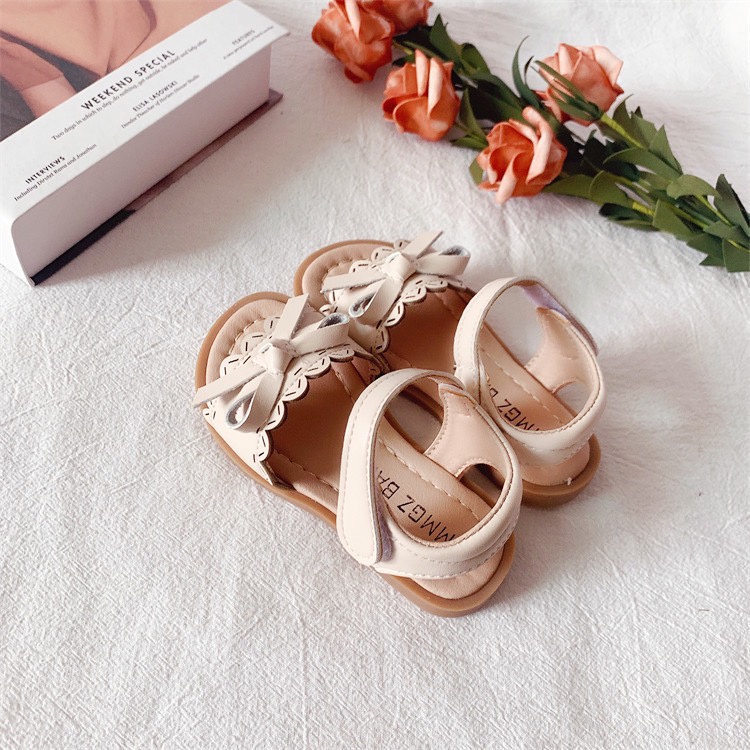 Sandal bé gái - Dép quai hậu cho bé gái da mềm phong cách Hàn Quốc SA444