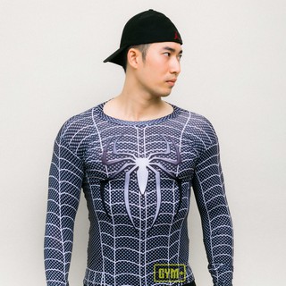 ÁO BODY TẬP GYM NAM DÀI TAY- NGƯỜI NHỆN 2