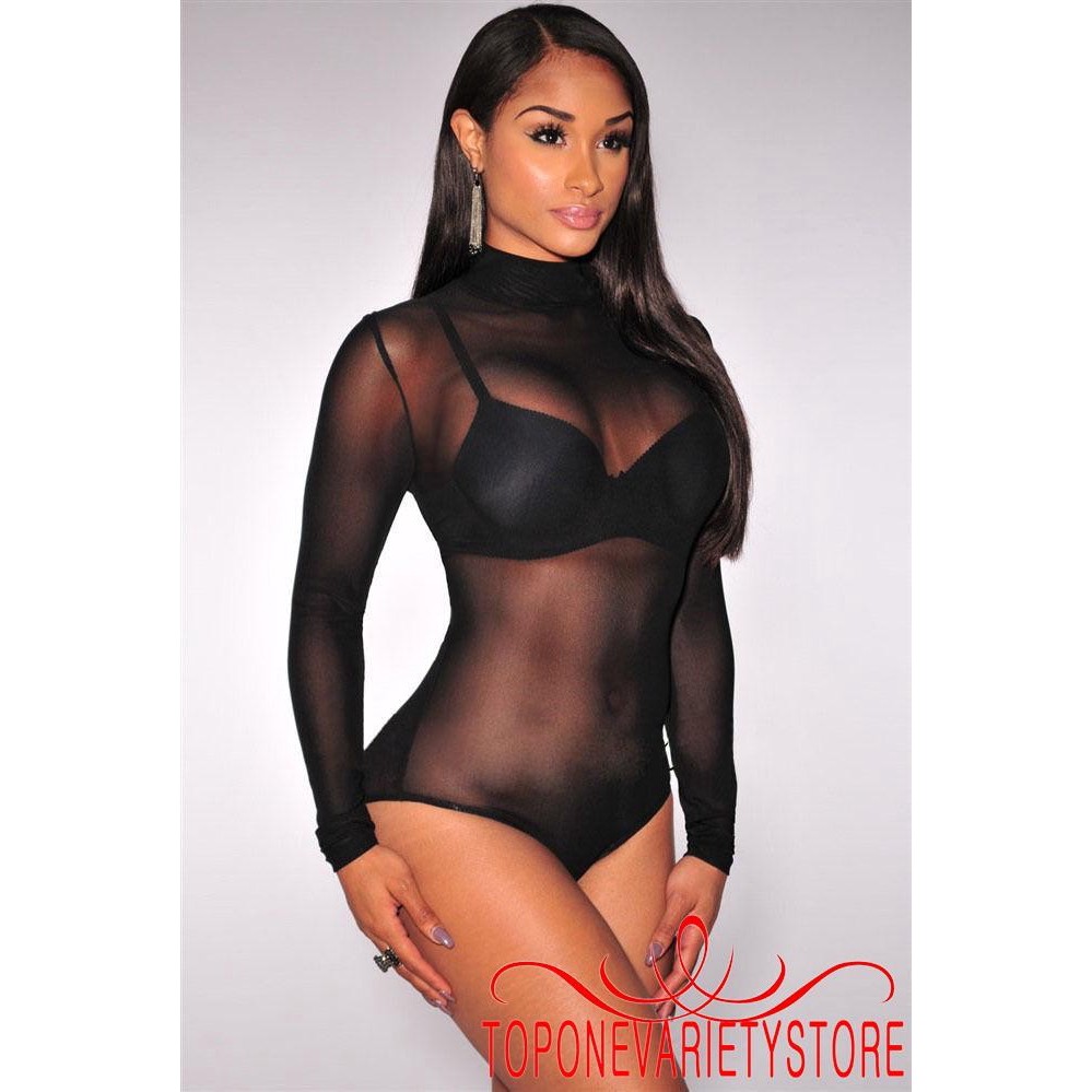 Bộ Bodysuit Tay Dài Gợi Cảm Cho Nữ | BigBuy360 - bigbuy360.vn