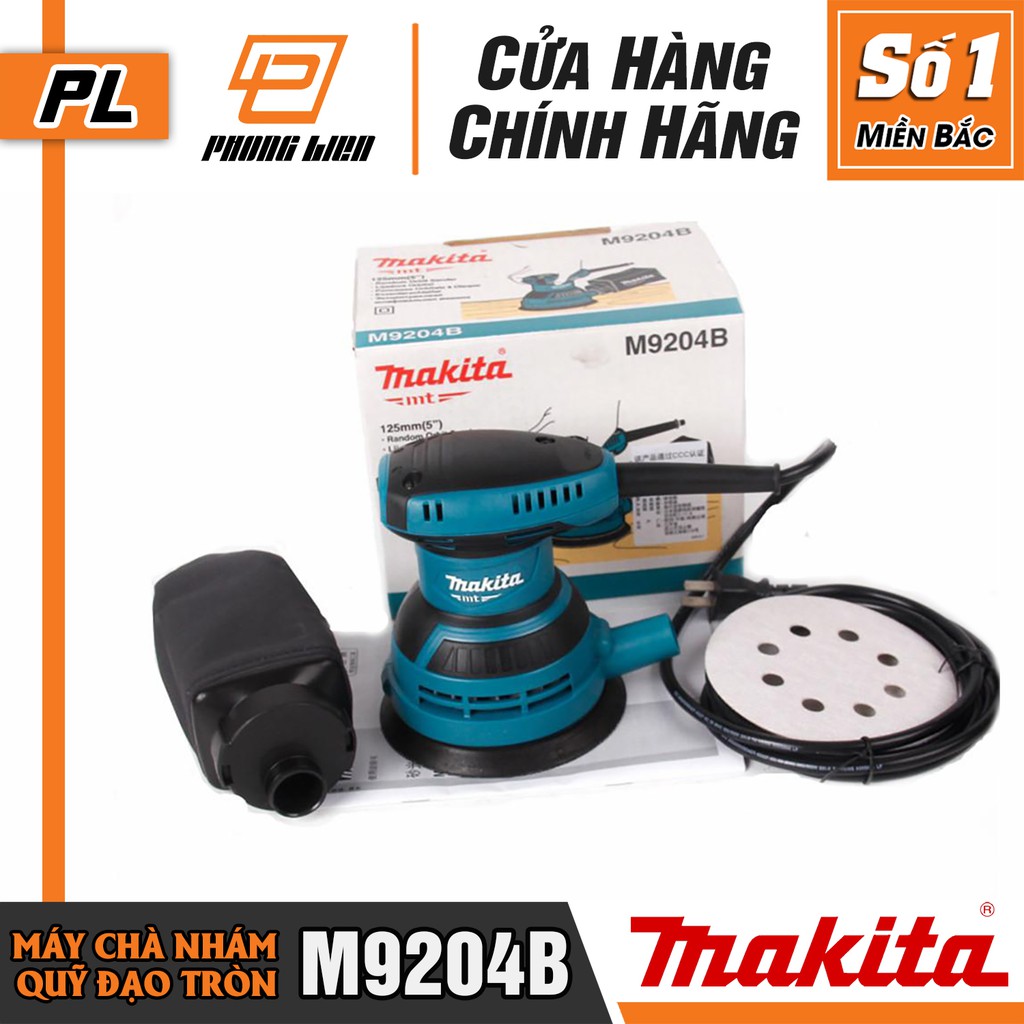 [Chính Hãng] Máy Chà Nhám Quỹ Đạo Tròn M9204B (240W-125MM)