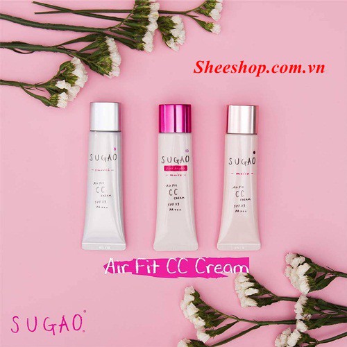 Kem nền Sugao Air Fit CC Cream Nhật Bản