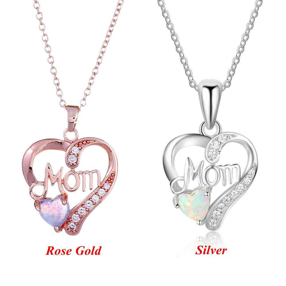Vòng cổ Mặt Đá Opal Làm Quà Tặng Ngày Của Mẹ