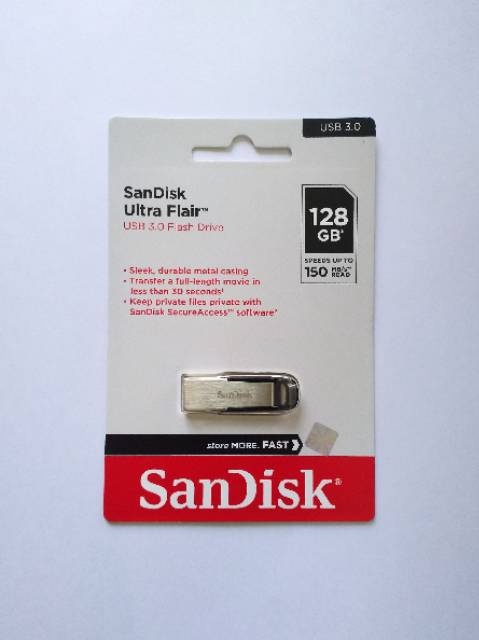 Usb 3.0 Sandisk 128gb Ultra Flair Cz73 150mb / S