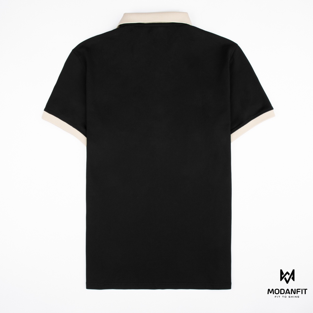 Áo polo nam phối CLAW in hình họa tiết vải CVC cao cấp, nam tính, thanh lịch, sang trọng, trẻ trung - MODANFIT