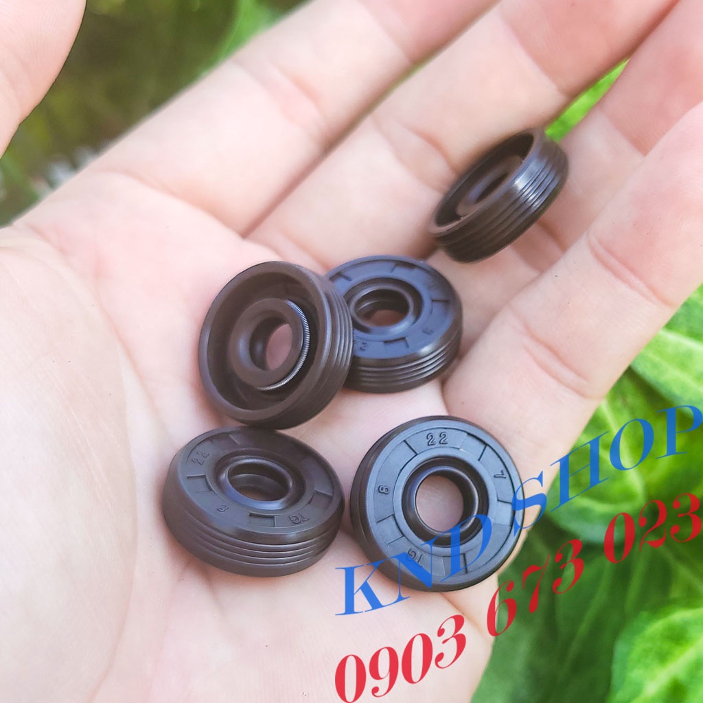 Phốt dầu SVKS TG 8*22*7, Phớt máy bơm chặn nhớt trục chuyên cho phụ tùng máy bơm nước, xe máy và ô tô | KND Shops