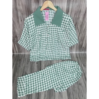 Bộ lụa mango cổ nhọn cánh dơi🎀 HỖ TRỢ MIỄN PHÍ SHIP🎀