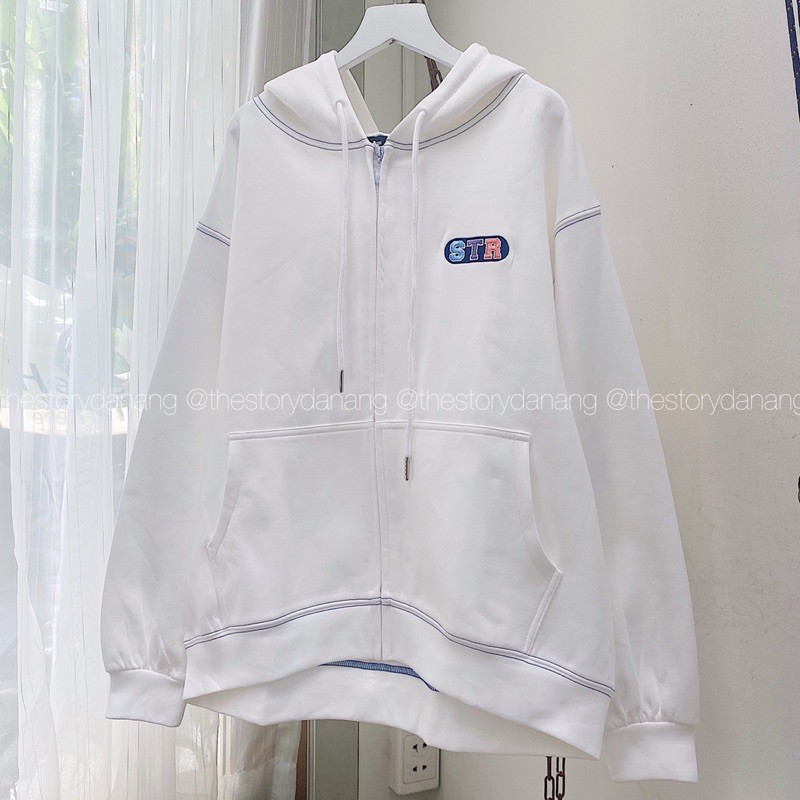 [STORY MADE] [STR] Áo Zip Hoodie SS7 viền chỉ, thêu logo A2139 | BigBuy360 - bigbuy360.vn