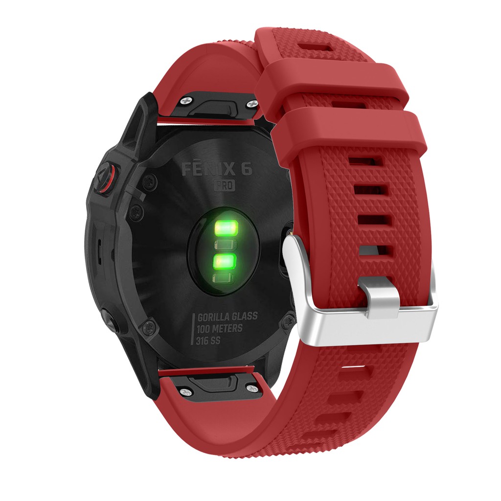 Dây đồng hồ đeo tay bằng silicon thay thế 22mm cho Garmin Fenix 6 / Fenix 5 Plus / Fenix 5 / Forerunner 935 / 945