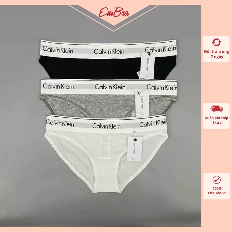 Quần lót nữ Embra Calvin Klein cao cấp trùm mông chất thun mềm mịn EBQL38