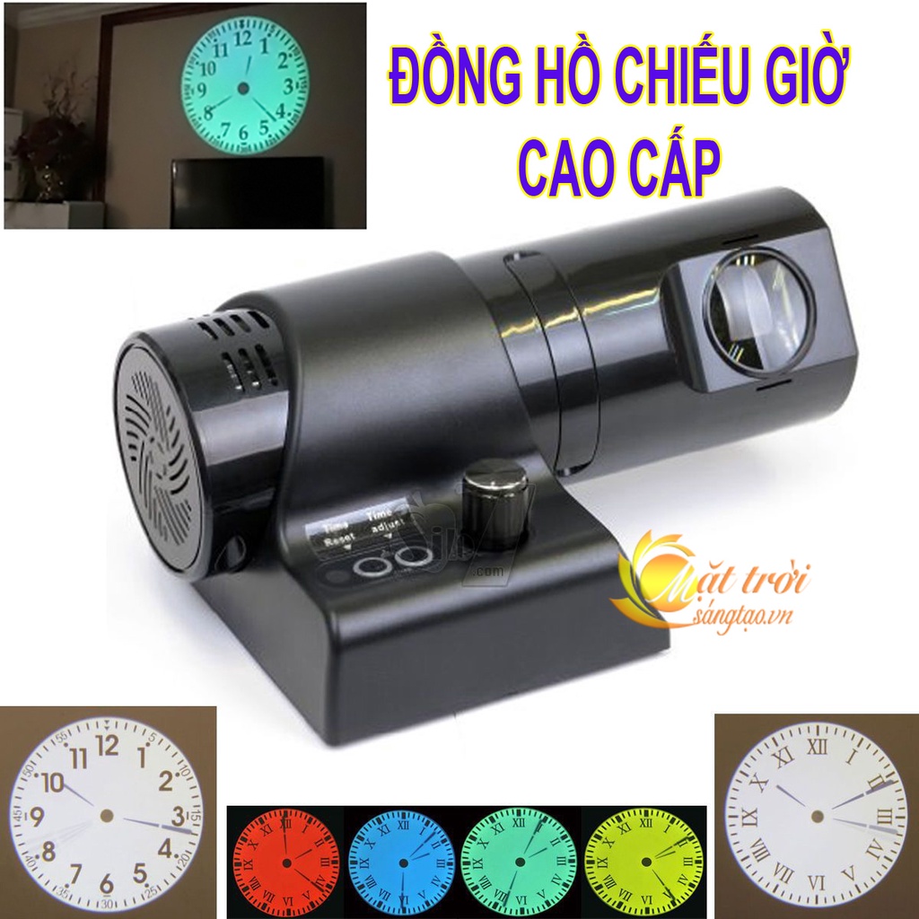Đồng hồ chiếu giờ lên tường cao cấp