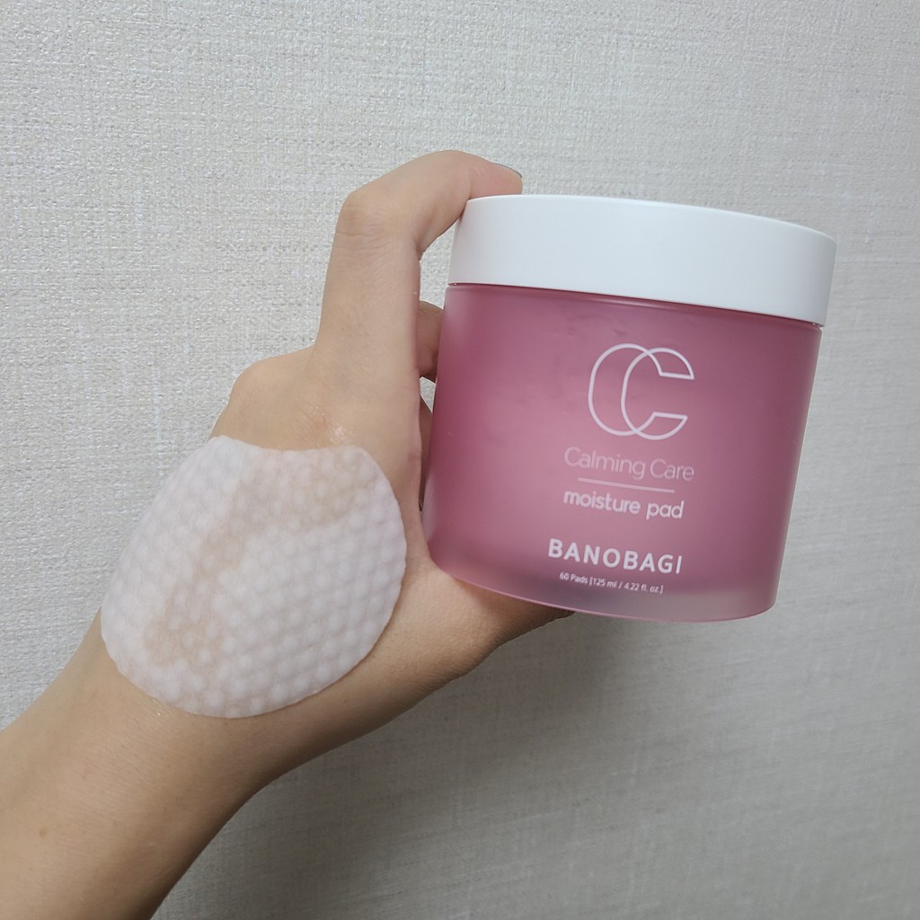 Toner dạng bông Banobagi Calming Care Moisture Pad - Hồng