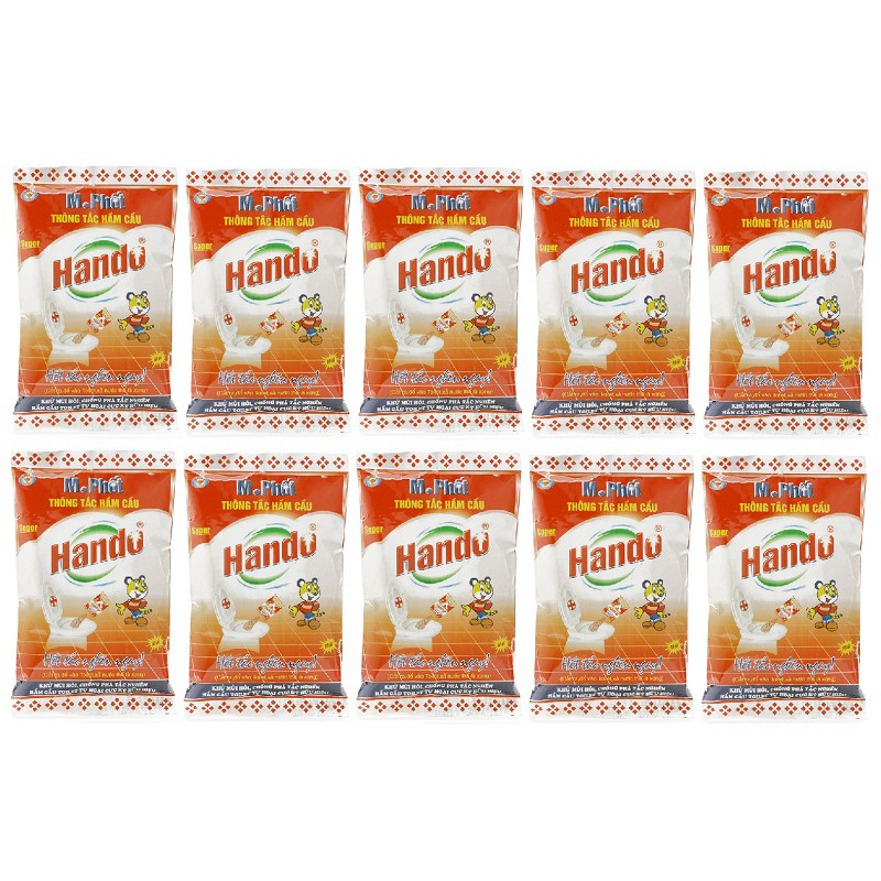 Sỉ Bộ 10 gói Bột Thông Tắc Hầm cầu M. Phốt Bột 215g