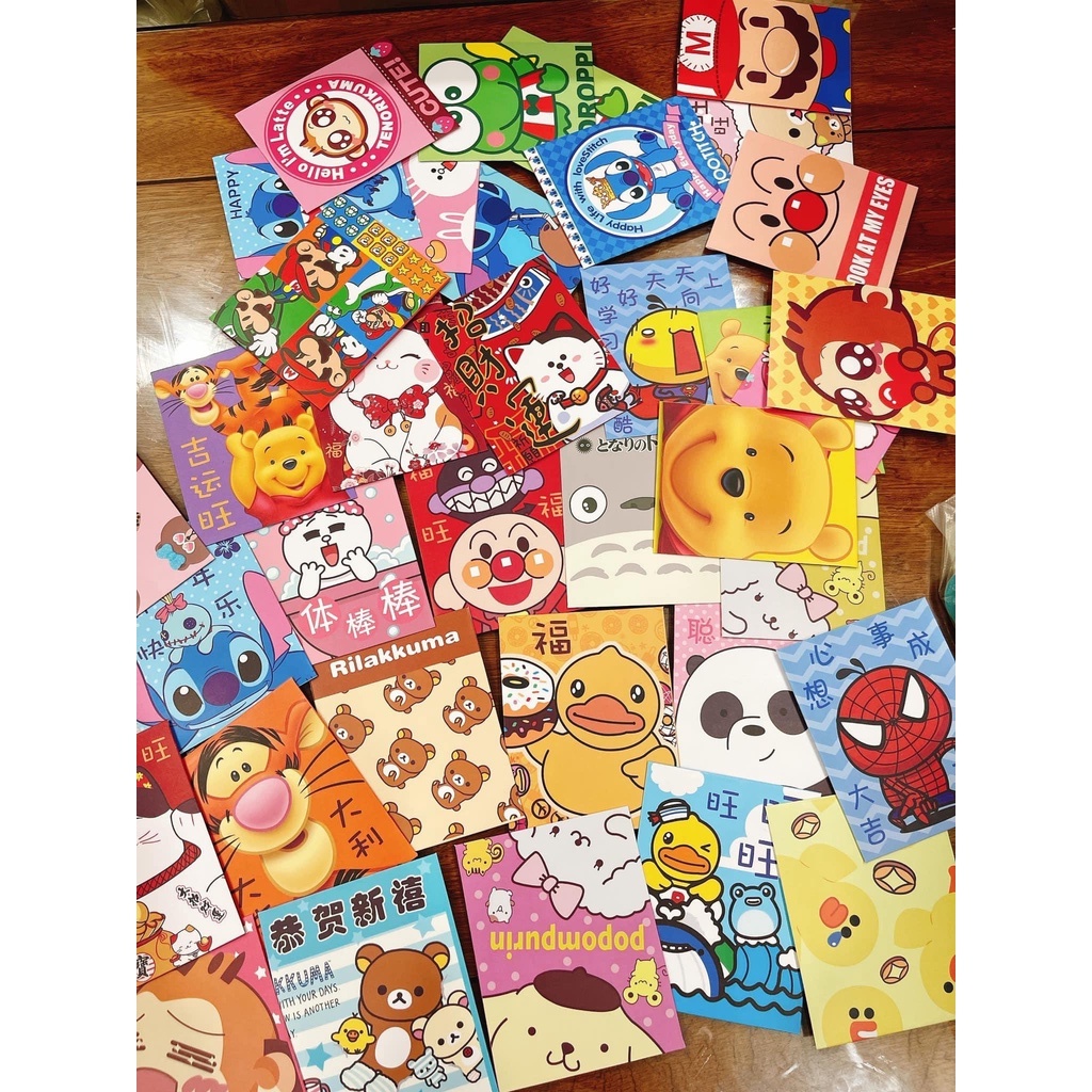 BAO LÌ XÌ HOẠT HÌNH DỄ THƯƠNG TẾT SIÊU HÓT BIBI 30