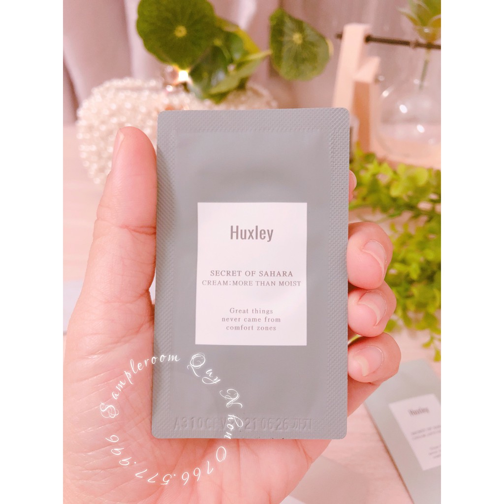 [Sample] Kem dưỡng ẩm chuyên sâu Huxley Cream ; More Than Moist 1ml