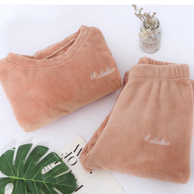 BỘ QUẦN ÁO NỈ BÔNG GIỮ ẤM, BỘ NỈ BÔNG GIỮ NHIỆT MÙA ĐÔNG MỀM MẠI, KHÔNG GAY NGỨA