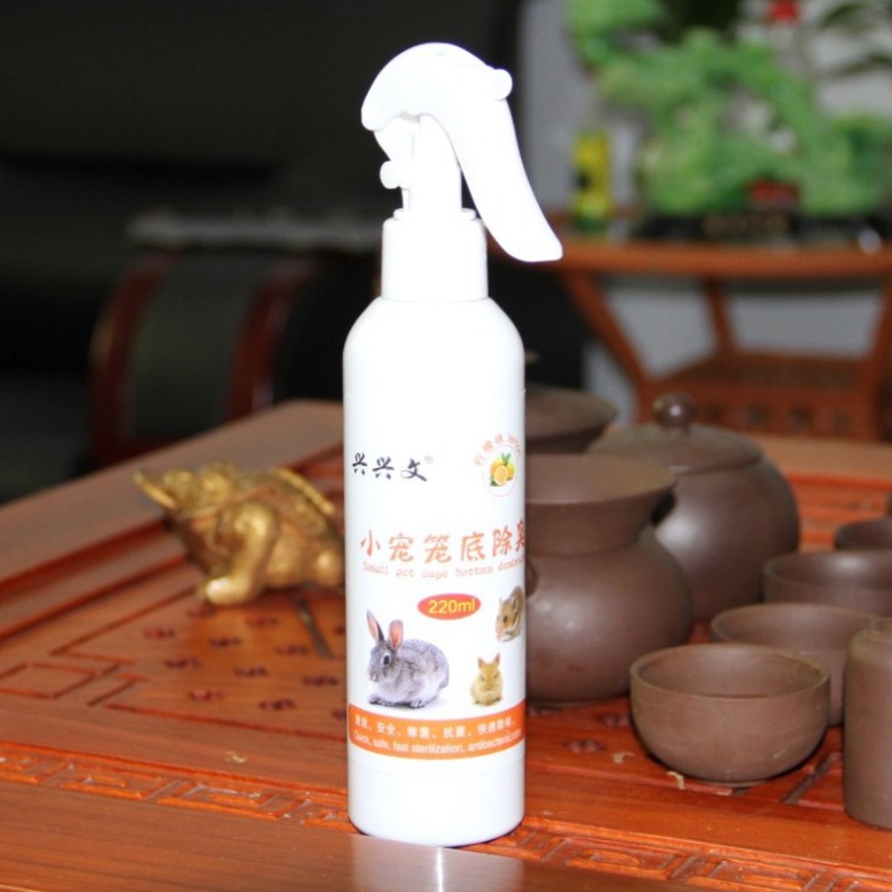Chai xịt chuồng HÃNG NỘI ĐỊA Khử mùi hamster, sóc, bọ, nhím, thỏ 220ml