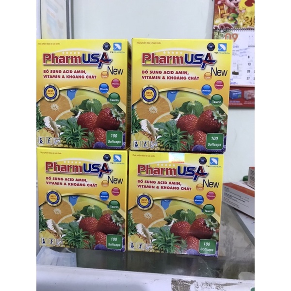 Bổ pharm usa new- Bổ sung vitamin, khoáng chất Hộp 100 viên