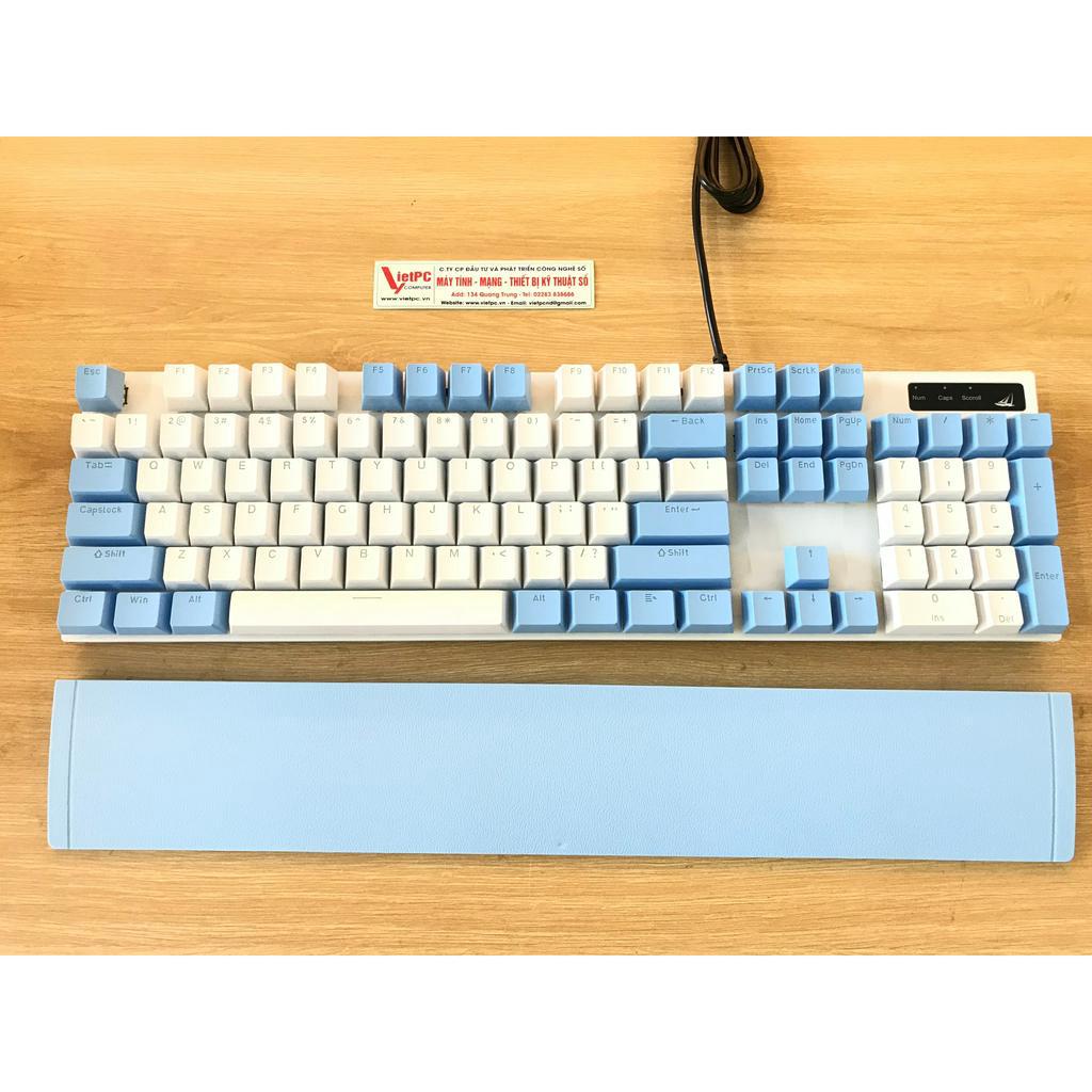 Bàn phím cơ gaming SPARTAN TC-3218 LED Rainbow có kèm bàn kê cổ tay