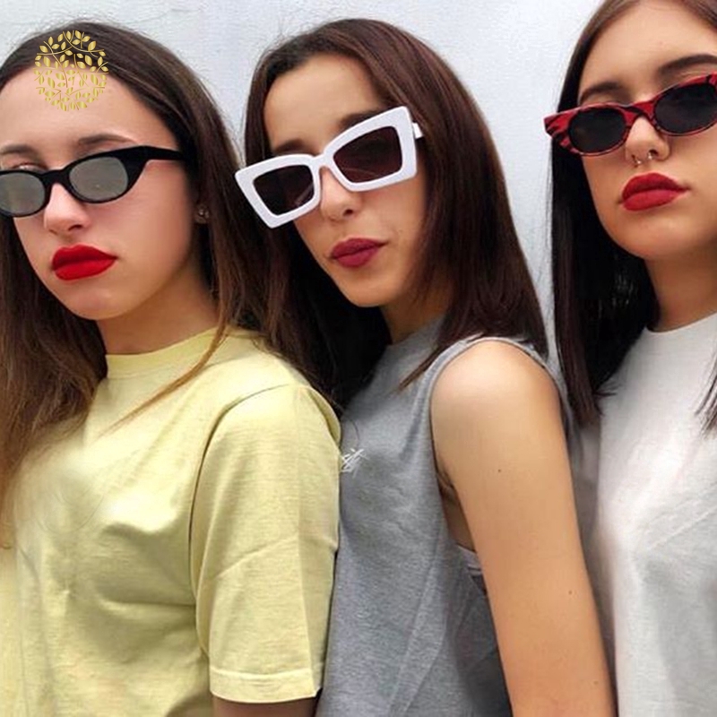 1 Kính Mát Gọng Vuông Phong Cách Vintage Cho Nam Và Nữ