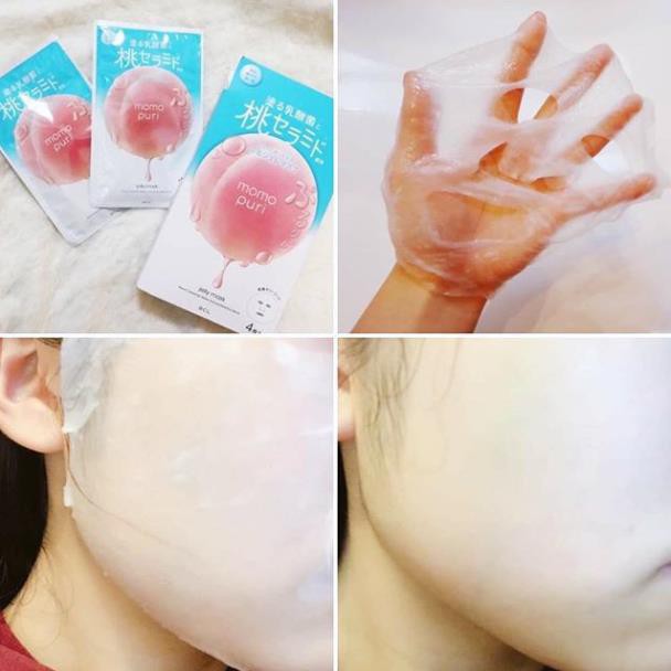 Mặt nạ Momo Puri-Cool Jelly Mask BLCCHÍNH HÃNG Cung cấp độ ẩm cho da và tạo đàn hồi da
