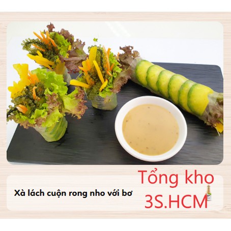 Nước sốt  mè rang gói 15ml - Ăn kèm với rong nho và salad rau