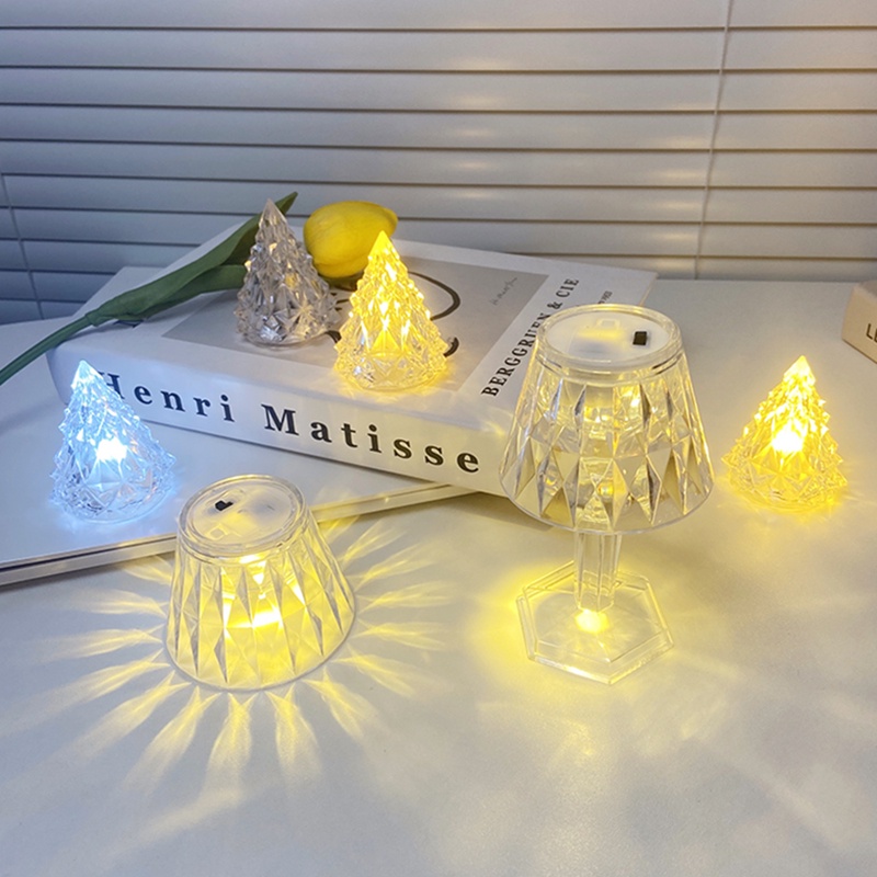Đèn Led Pha Lê Để Bàn Trang Trí Lãng Mạn