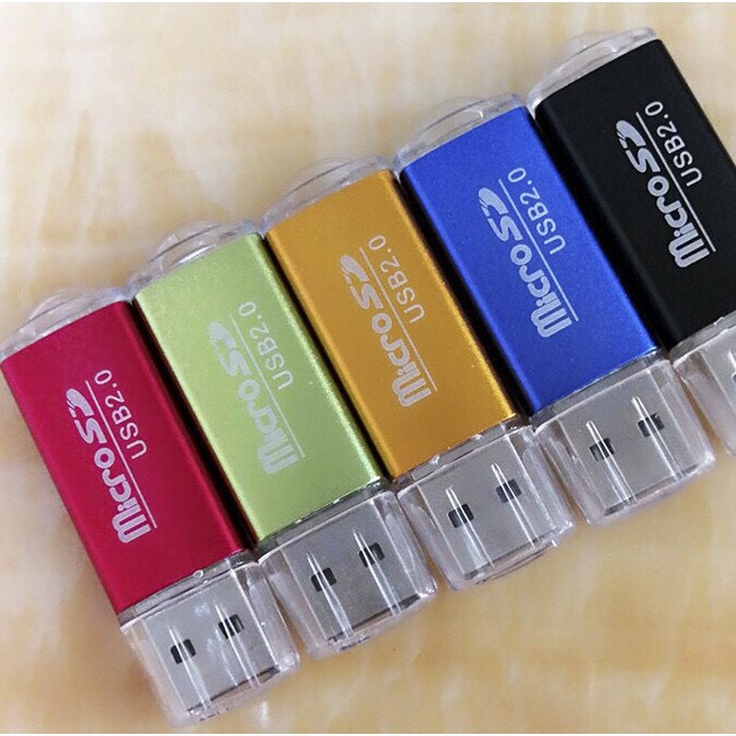 Đầu Đọc Thẻ Nhớ Vỏ Nhôm Micro SD mini Tiện Dụng Giá Rẻ