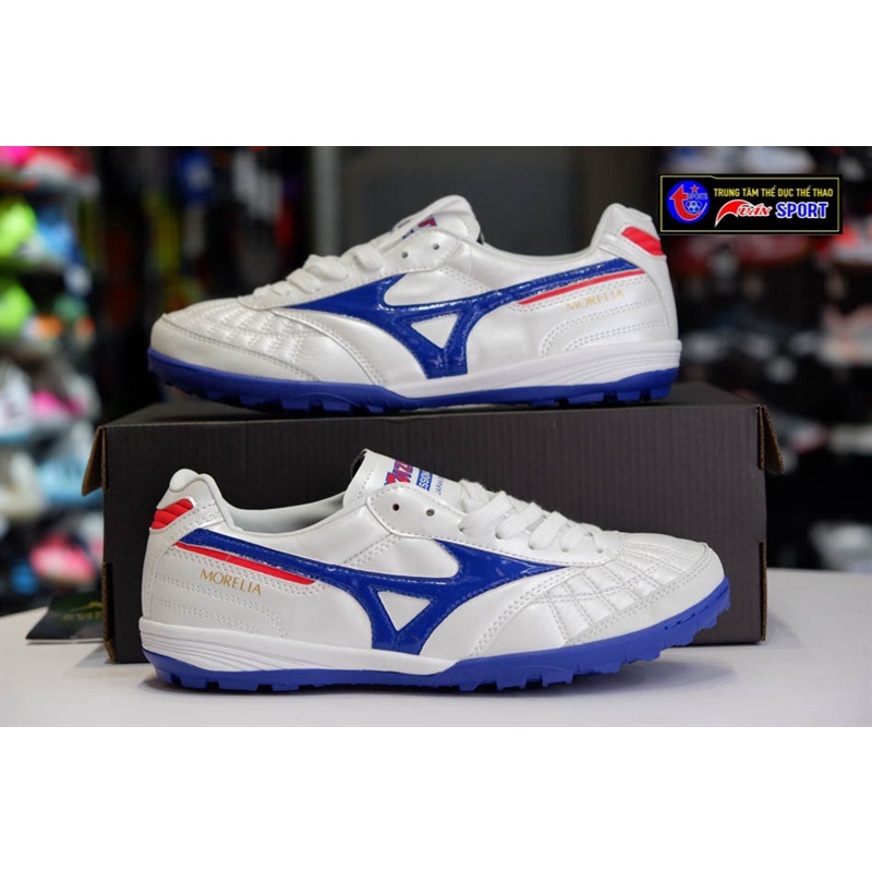 Giày đá bóng MIZUNO MORELIA NEO TF - TRẮNG XANH