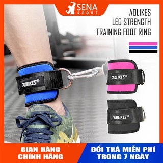 Đai móc cáp tập chân, Đai bảo vệ cổ chân tập gym Aolikes
