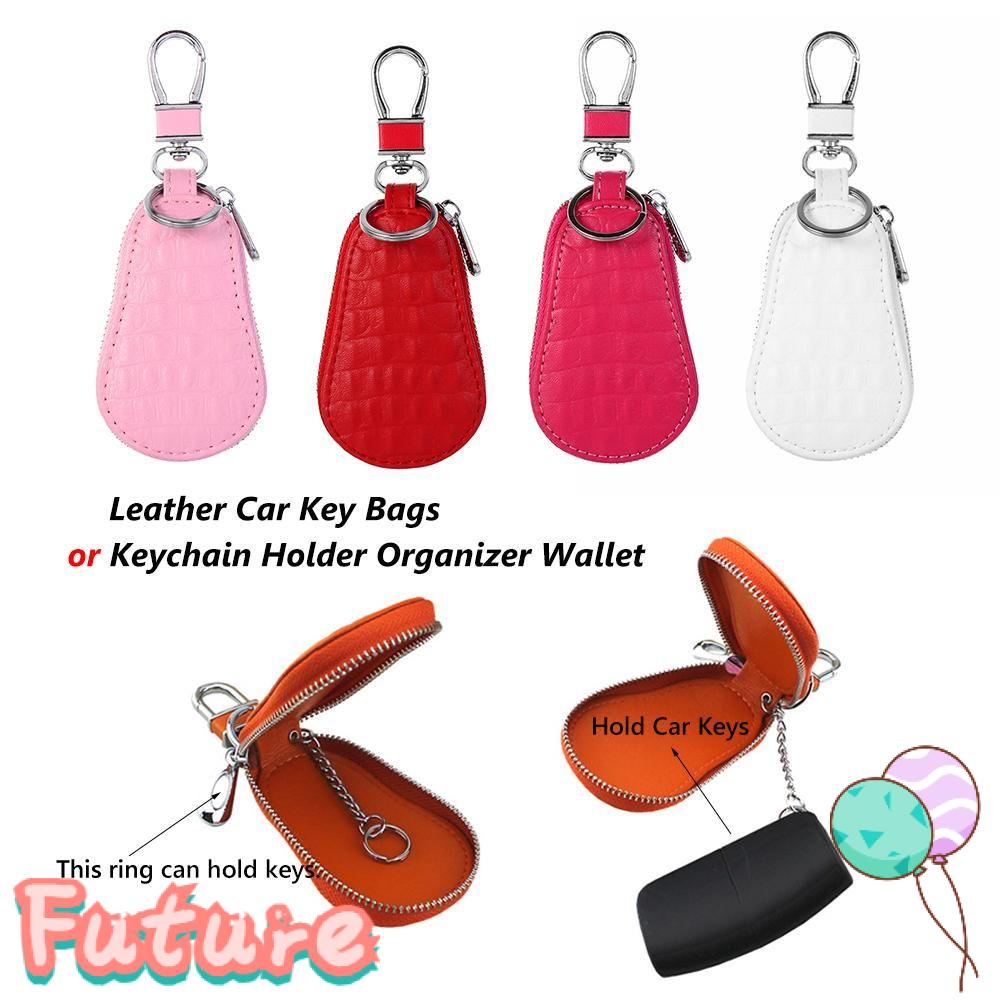 Ví Đựng Chìa Khóa Xe Hơi Có Dây Kéo Dành Cho Nam Nữ