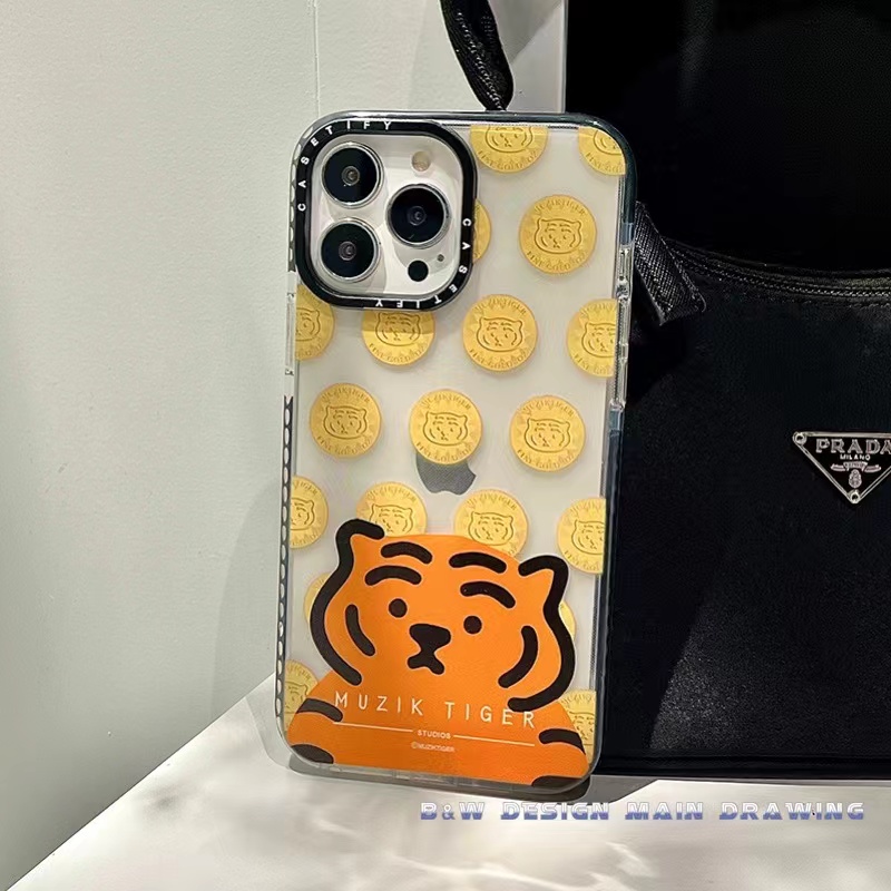 Ốp Điện Thoại Mềm Trong Suốt Chống Sốc Hình Hổ Dễ Thương Cho iPhone 13 12 11 Pro MAX IX XS MAX XR iPhone 6 6s 7 i8 Plus