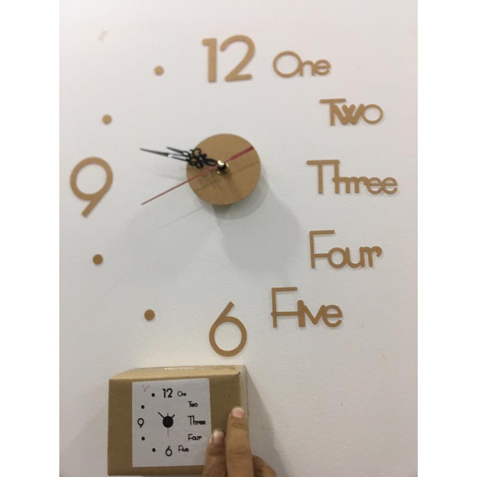 [GIÁ SỈ - QUÁ RẺ]Đồng hồ dán tường cỡ nhỏ - đồng hồ treo tường - Giá rẻ - đơn giản mà đẹp