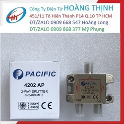 Bộ Chia 2 Đỏ pacific Truyền Hình Cáp 4202AP