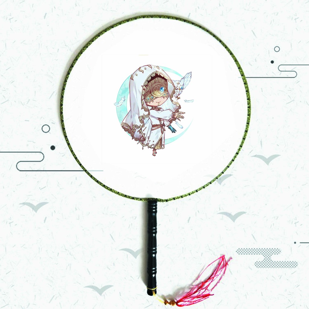 Quạt tròn cổ trang Identity V Nhân Cách Thứ 5 Eli Clark anime chibi cầm tay