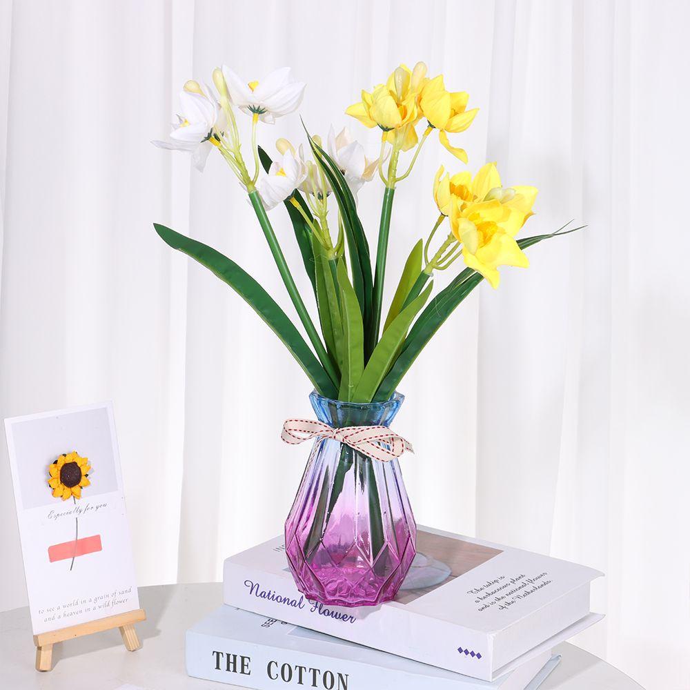 Nhánh 6 Bông Hoa Thủy Tiên Giả Trang Trí Phòng Khách / Tiệc Cưới