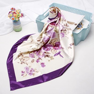 Khăn choàng lụa vuông hot trend size 90x90cm