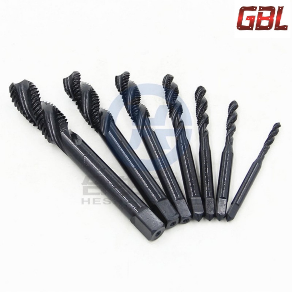 Bộ 7 mũi khoan taro ren bằng thép gió Cực bền chất lượng