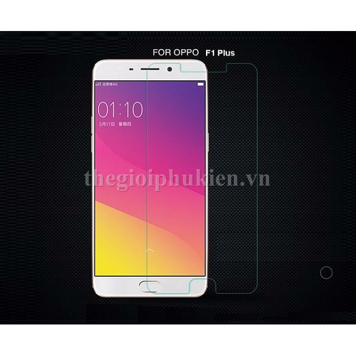 Tấm dán kính cường lực OPPO F1 plus, R9 hiệu Glass Pro - Không full màn hình