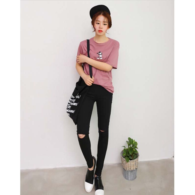 Quần Jeans Lưng Cao Thiết Kế Ôm Sát Tôn Dáng | BigBuy360 - bigbuy360.vn