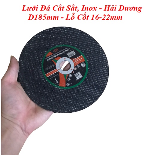 Đá Cắt Sắt, Inox Hải Dương D185 - Lưỡi Cắt Kim Loại 185mm  - Hàng Cao Cấp Chính Hãng