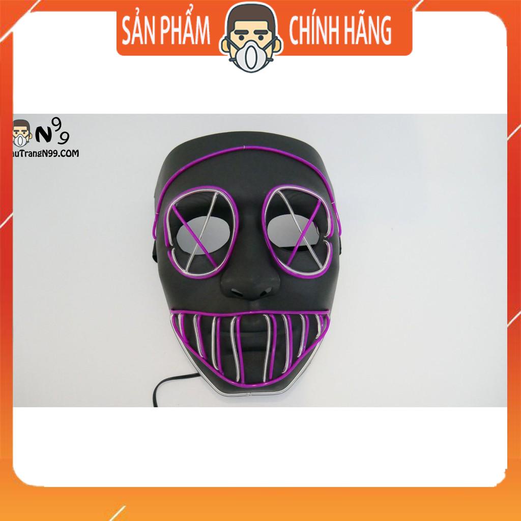 Mặt nạ hóa trang Halloween đèn led dùng cho party, quán bar, âm nhạc