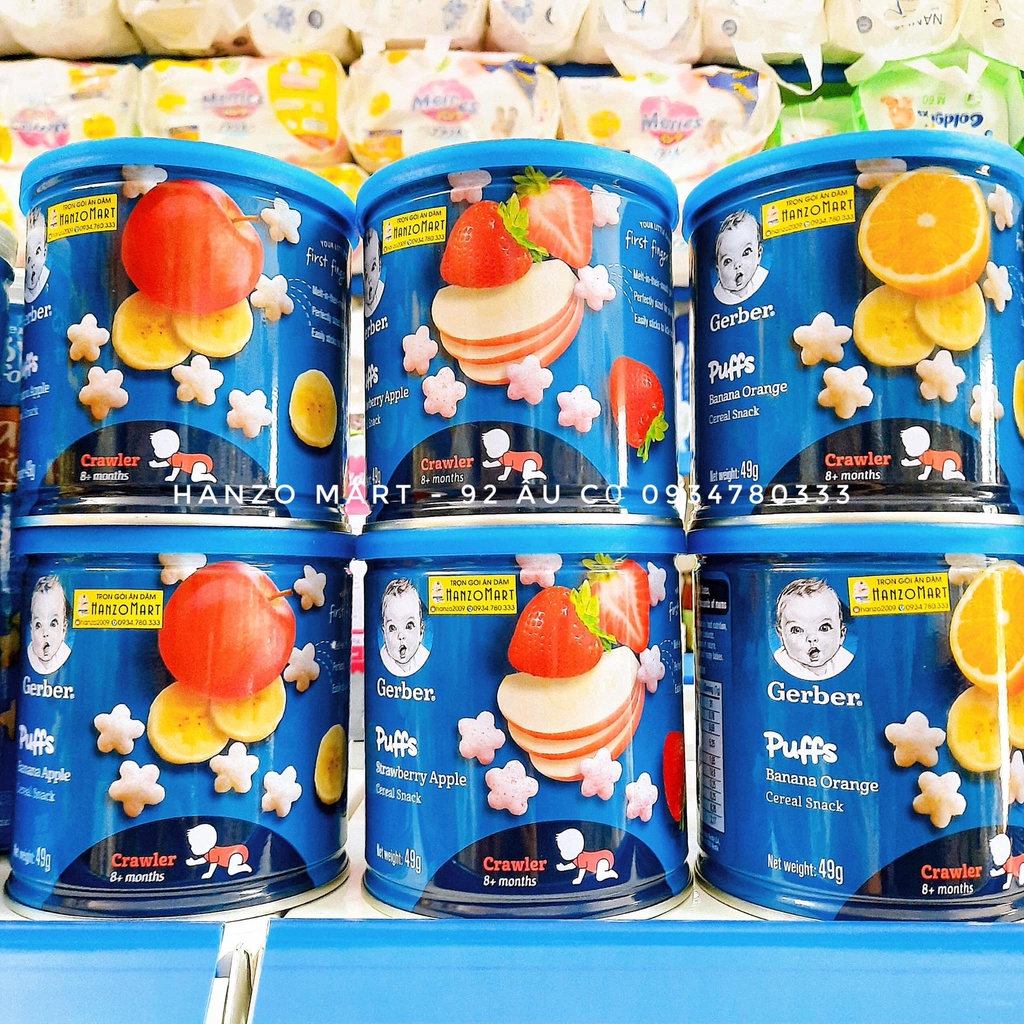Bánh Ăn Dặm gerber cho bé USA 8m+